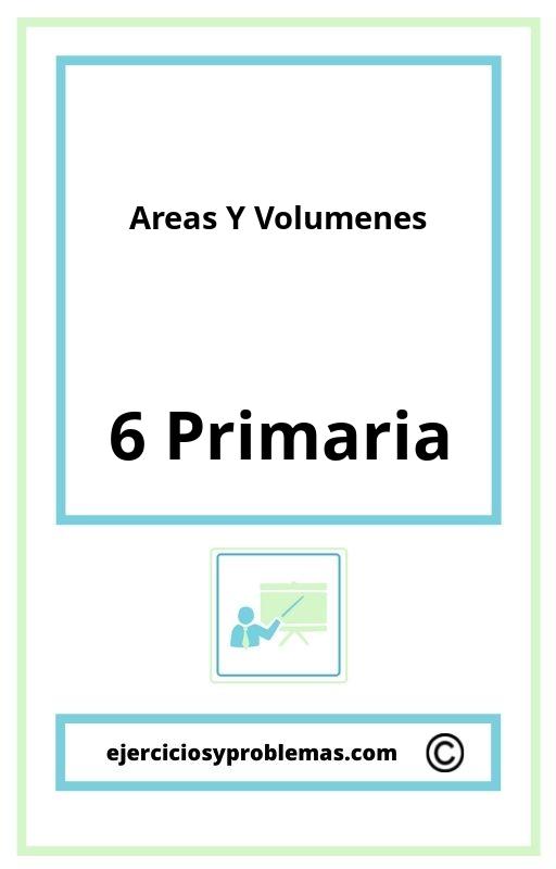 Ejercicios De Areas Y Volumenes 6 Primaria