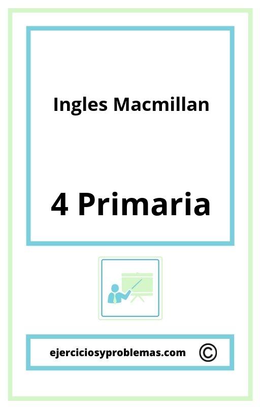 Ejercicios Ingles 4 Primaria Macmillan